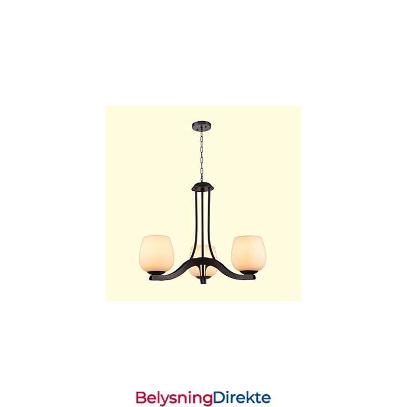 Tradisjonell Klassisk Retro Mini-Stil Maleri Metalllysekrone