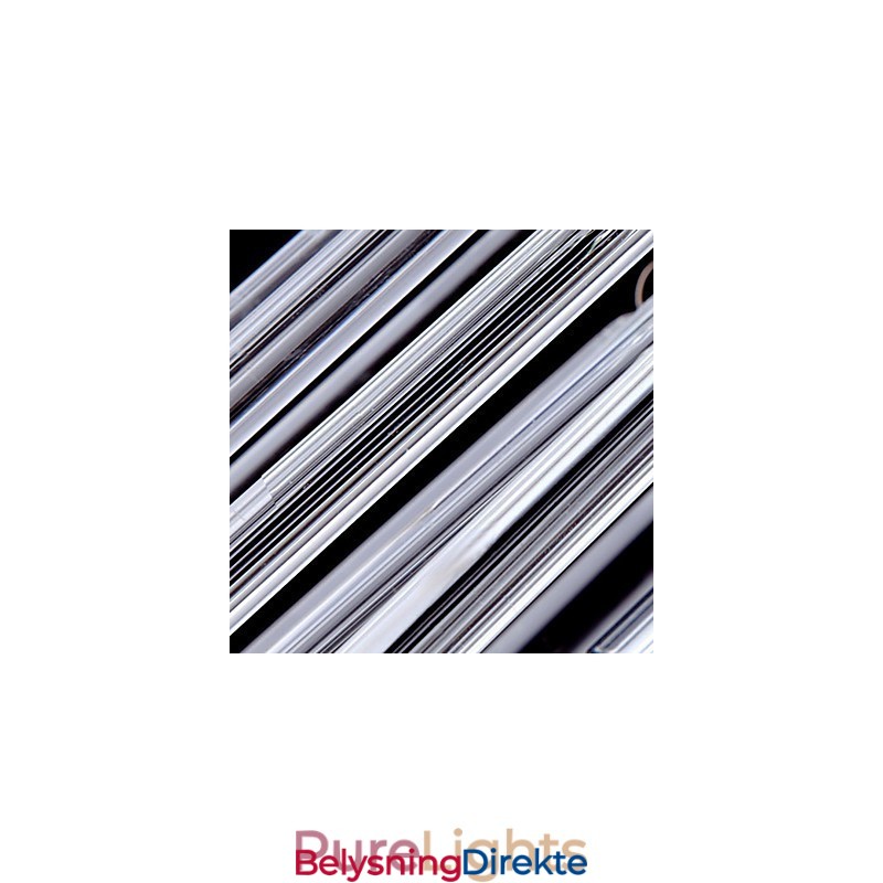 Moderne Pendellampe Med 3 Lys Og Glassstang