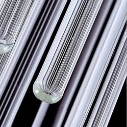 Moderne Pendellampe Med 3 Lys Og Glassstang