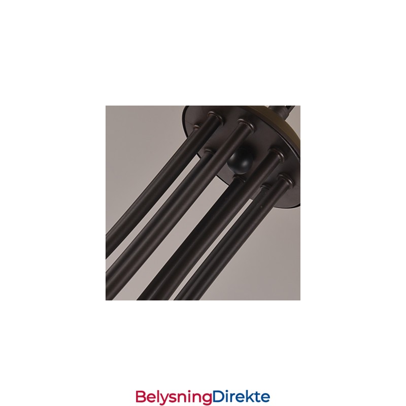 Tradisjonell Klassisk Retro Mini-Stil Maleri Metalllysekrone