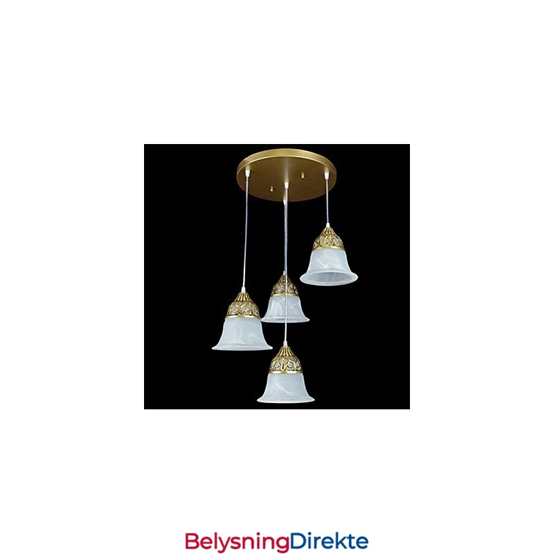 Tradisjonell Klassisk Rustikk Hytte Retro Bronse Metall Pendellampe