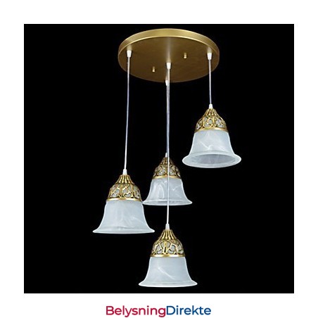 Tradisjonell Klassisk Rustikk Hytte Retro Bronse Metall Pendellampe