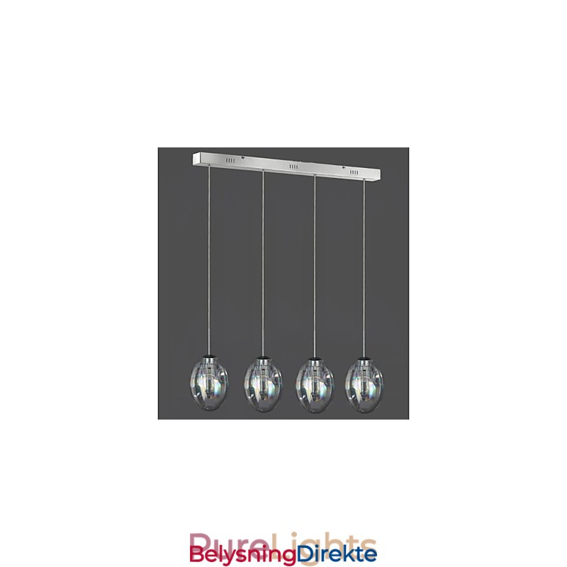 Moderne Samtids Tradisjonell Klassisk Krom Metall Pendellampe