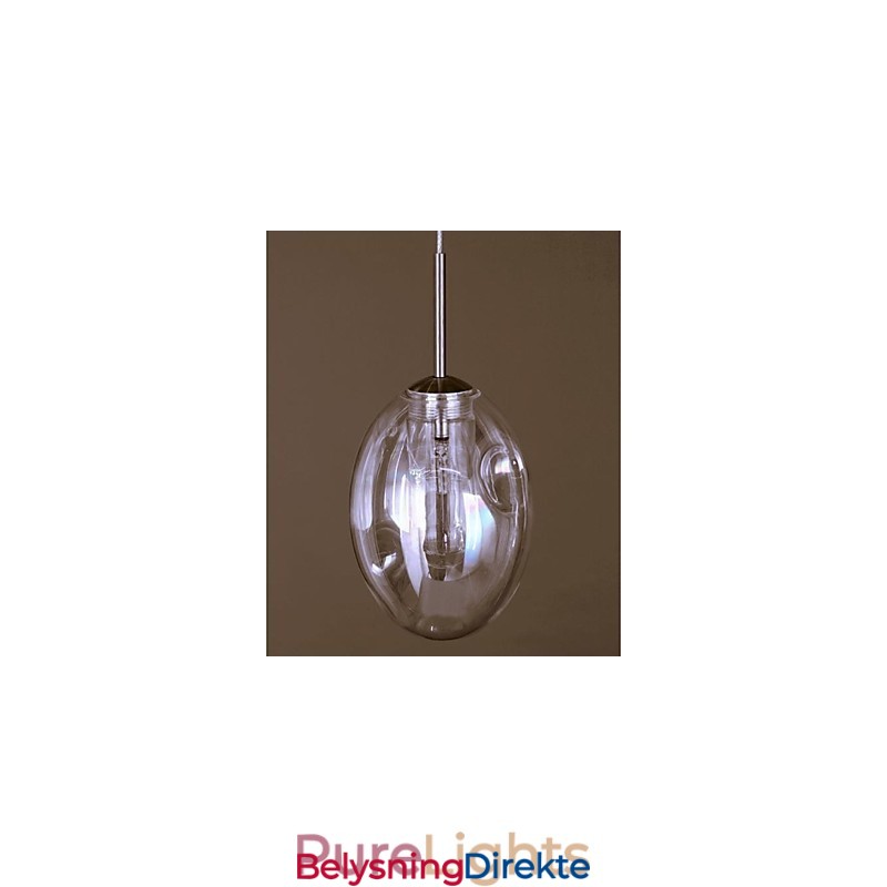 Moderne Samtids Tradisjonell Klassisk Krom Metall Pendellampe