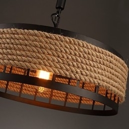 2 Lys Landlig Designer Andre Metalllysekrone Anhengslampe