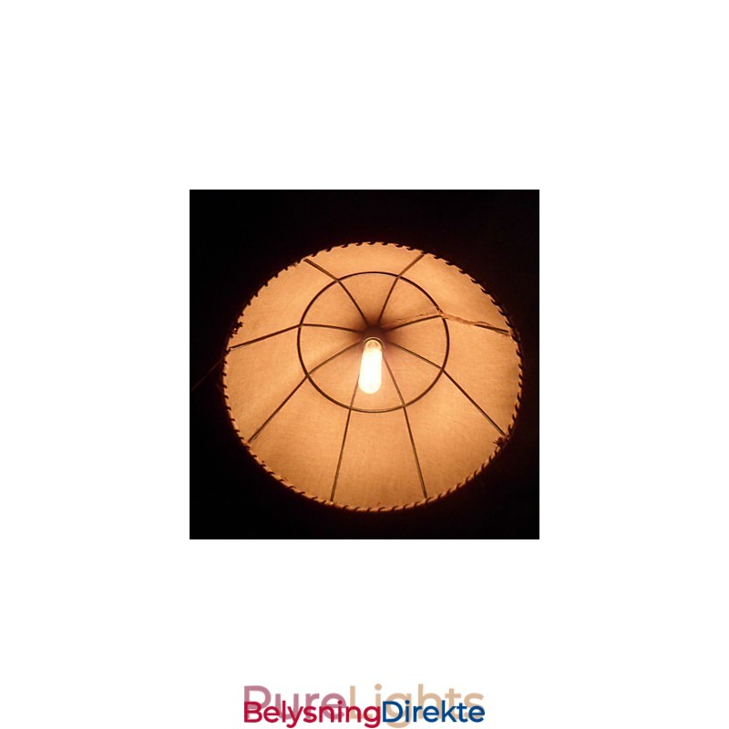 Nordamerikansk Retro-Anheng Med 1 Lys I Stoffskjerm