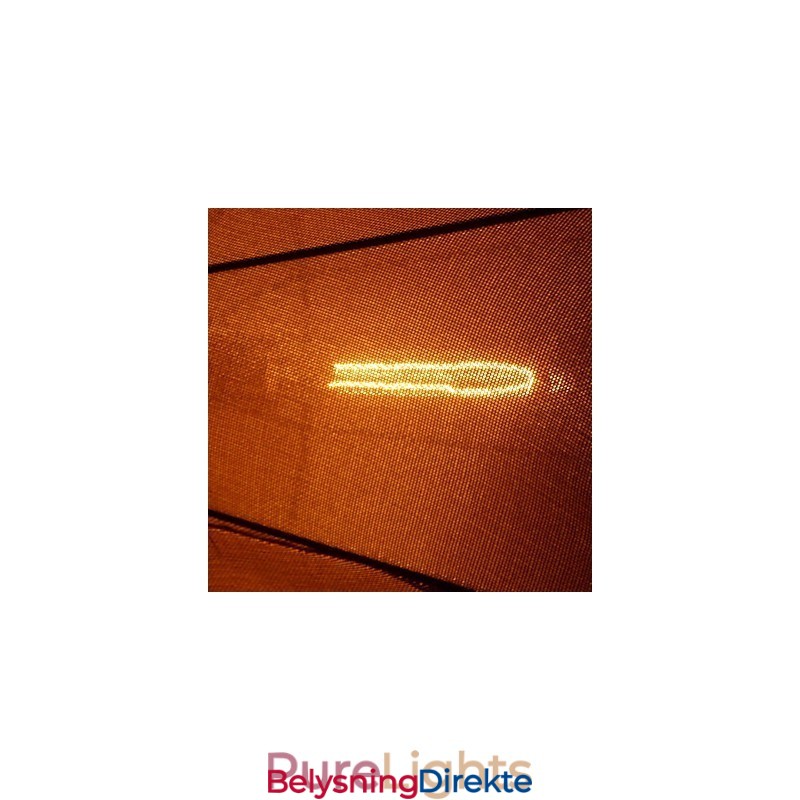 Nordamerikansk Retro-Anheng Med 1 Lys I Stoffskjerm