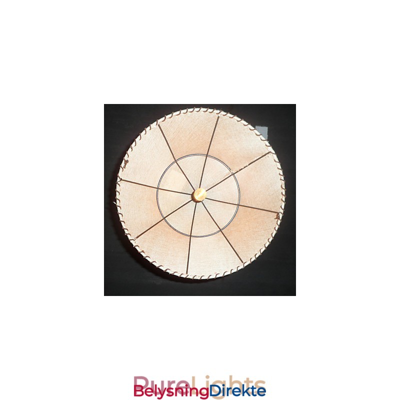 Nordamerikansk Retro-Anheng Med 1 Lys I Stoffskjerm