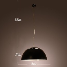 Moderne Og Moderne Pendellampe Med Skålmaleri