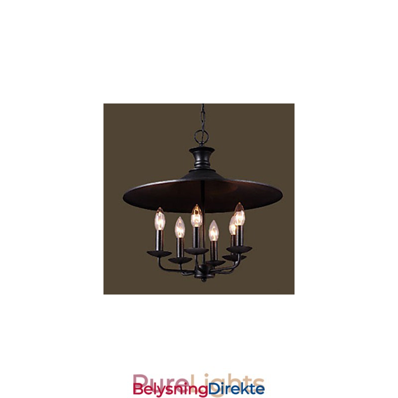 Amerikansk Landlig Nordisk Kunstlyslysekrone