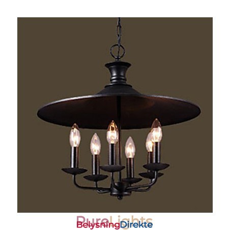 Amerikansk Landlig Nordisk Kunstlyslysekrone