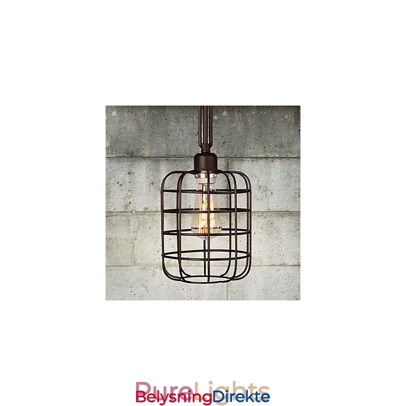 Retro Mini-Stil Maleri Metall Pendellampe