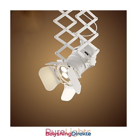 Retro Mini-Stil Maleri Metall Pendellampe Garasje