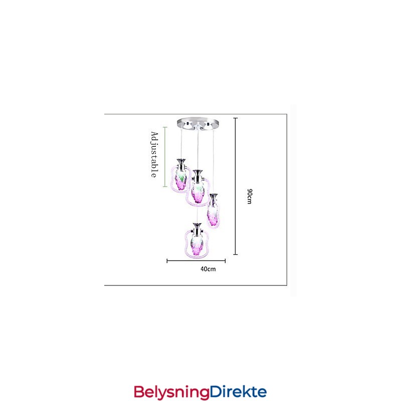 Pendellamper Moderne Samtids Metall