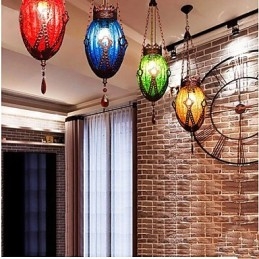 Coffee Deck One Retro Enkel Lysekrone Pastoral Industriell