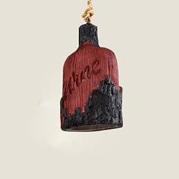 Liten Lysekrone Med Ett Hode Kafé Amerikansk Landlig Internettkafé