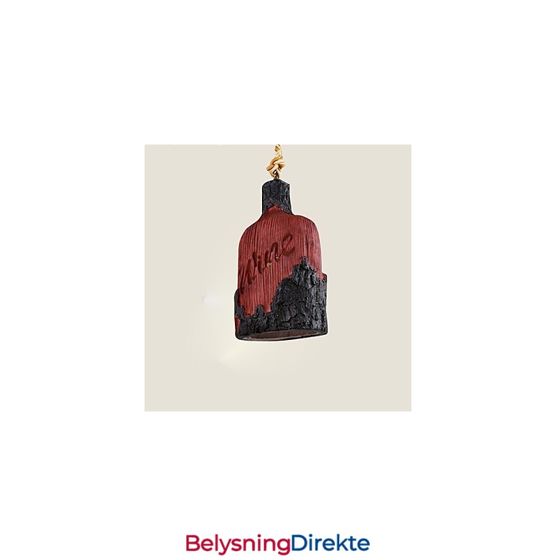 Liten Lysekrone Med Ett Hode Kafé Amerikansk Landlig Internettkafé