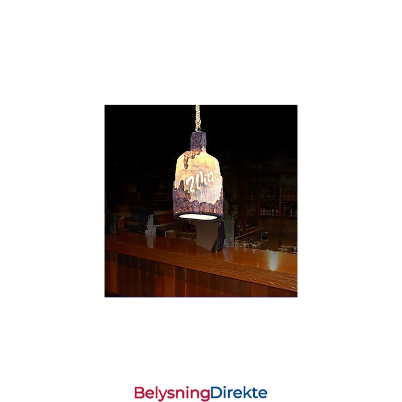 Liten Lysekrone Med Ett Hode Kafé Amerikansk Landlig Internettkafé