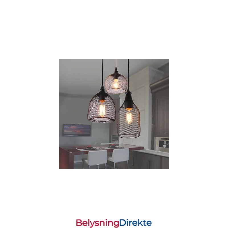Pendellamper I Ministil, Rustikk Hyttestil, Retro, Landlig Garasje, Metall