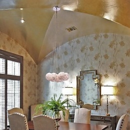 Moderne Pendellampe I Aluminium Med 7 Lys