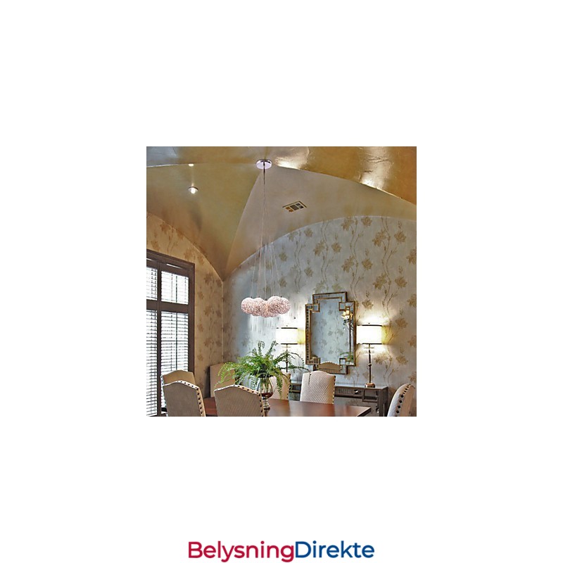 Moderne Pendellampe I Aluminium Med 7 Lys