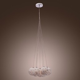 Moderne Pendellampe I Aluminium Med 7 Lys