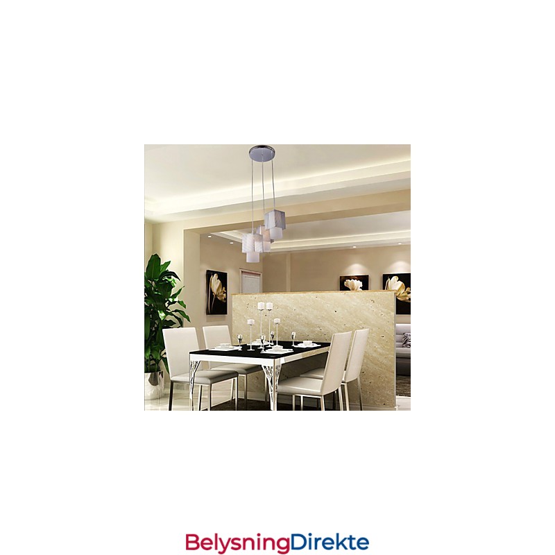 Moderne, Moderne Mini-Stil, Galvanisert Pendellampe