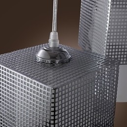 Moderne, Moderne Mini-Stil, Galvanisert Pendellampe