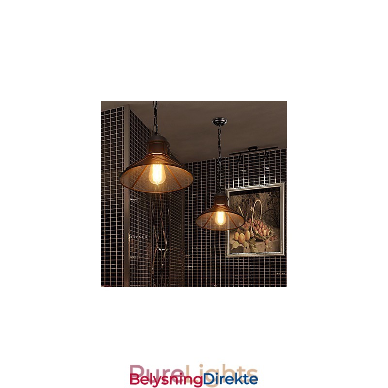 Pendellamper I Ministil, Retro I Metall For Garasje