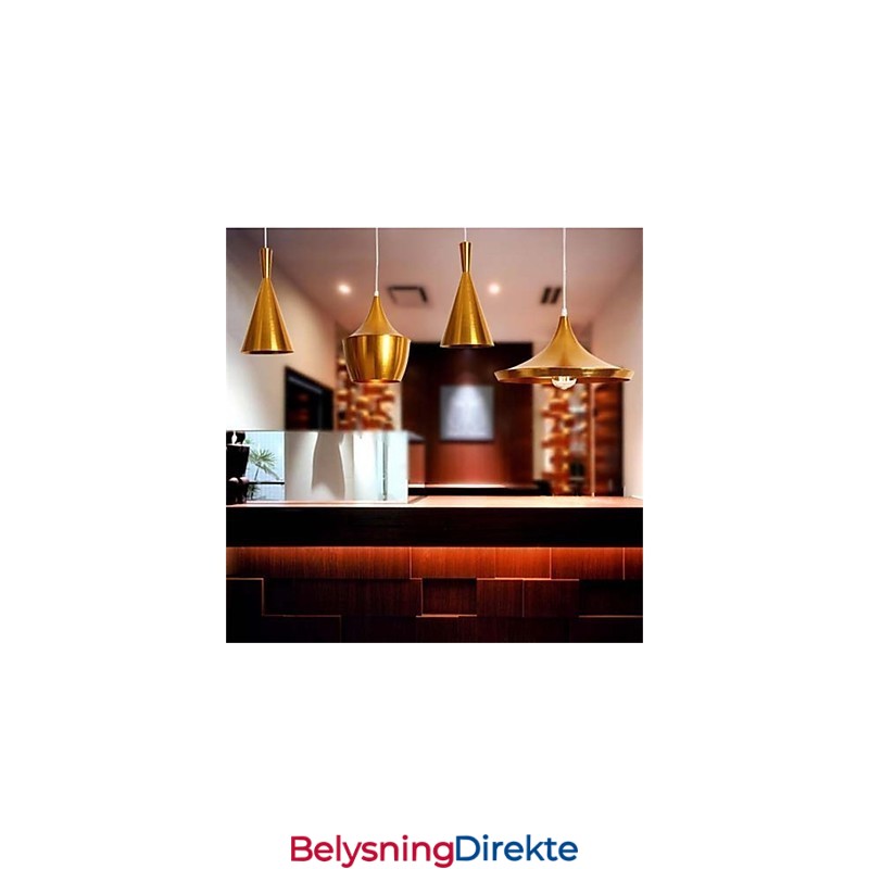 Americange Gull 3-Hodet Aluminiums Bordpendel