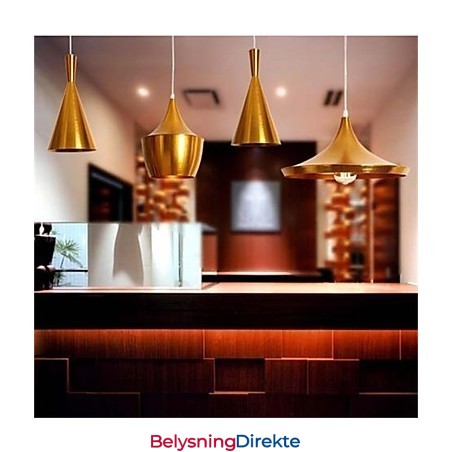 Americange Gull 3-Hodet Aluminiums Bordpendel