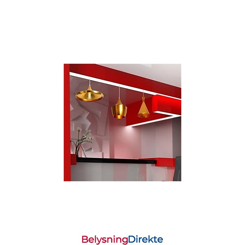 Americange Gull 3-Hodet Aluminiums Bordpendel