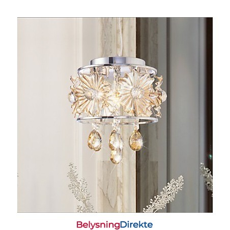 Moderne Klar Kuleformet Krystalllysekrone Taklampe Hjeminnredning Hengende Anhengslampe Armatur Lys