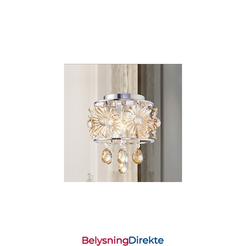 Moderne Klar Kuleformet Krystalllysekrone Taklampe Hjeminnredning Hengende Anhengslampe Armatur Lys