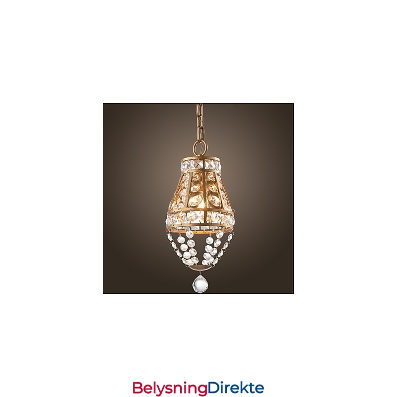 Amerikansk Landlig Krystalllysekrone Retro Veranda Kunstlysekrone