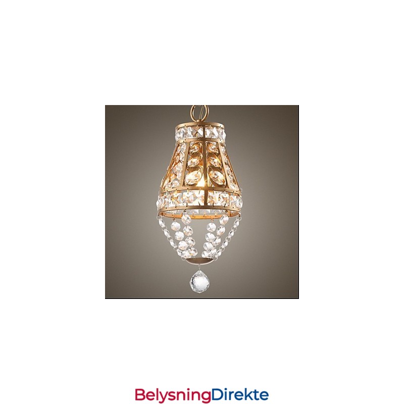 Amerikansk Landlig Krystalllysekrone Retro Veranda Kunstlysekrone