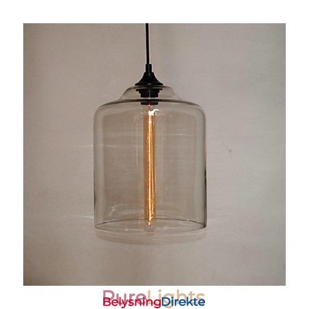 Flaskedesign Pendellampe Med 1 Lys, Konsis Jernmaling