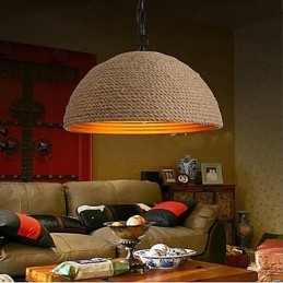 Vintage Smijernslysekrone I Kreativ Industriell Hamp