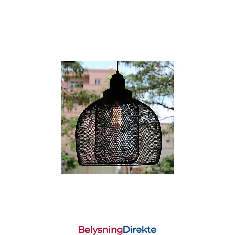 Amerikansk Retro Fugleburformet Jernkunstlysekrone