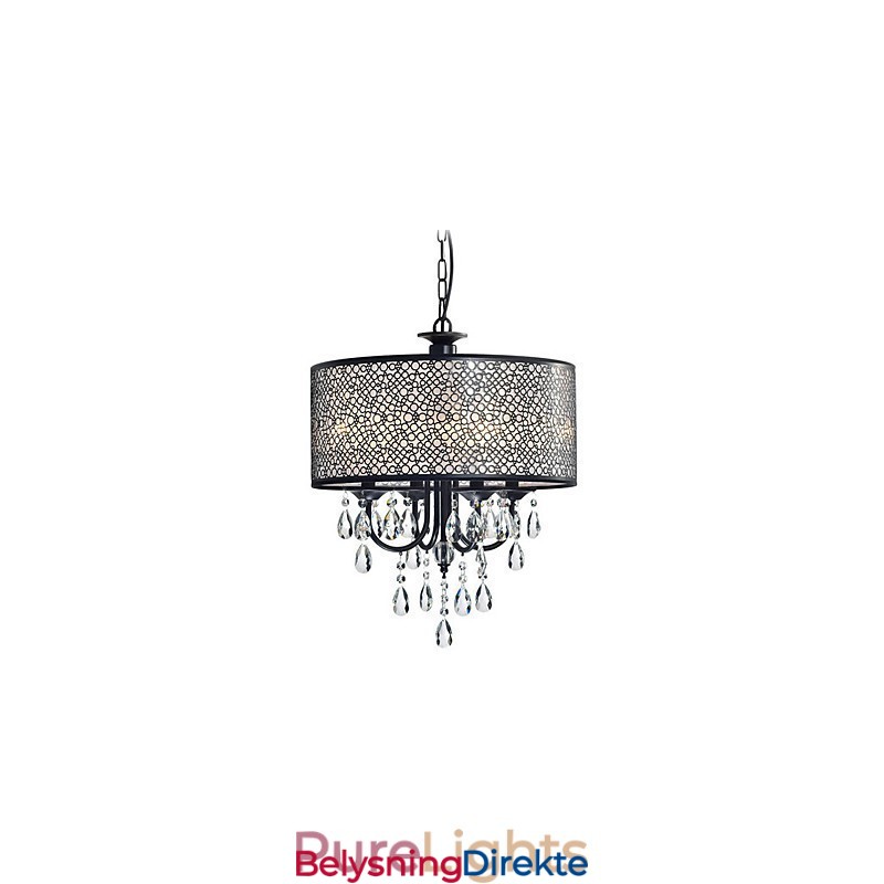 Tradisjonell Klassisk Krystallmaling Metalllysekrone