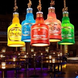 Amerikansk Enkel Retro Pendellampe Med Enkelt Hode Pendellampe