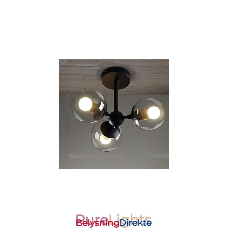 Glassball Jern Bønnestengel Molekylære Taklamper