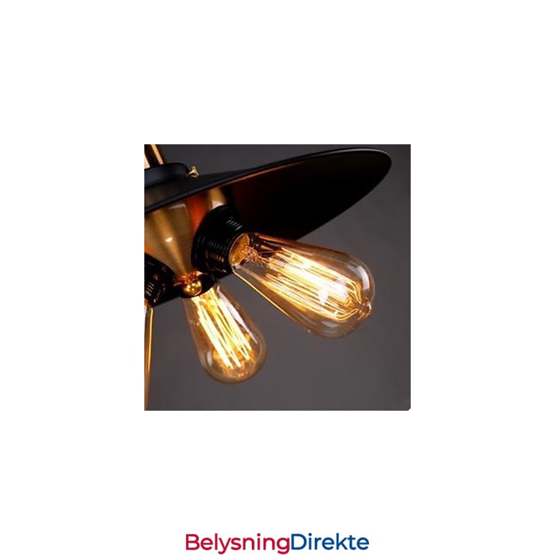 Kobberhode Trekant Droplight