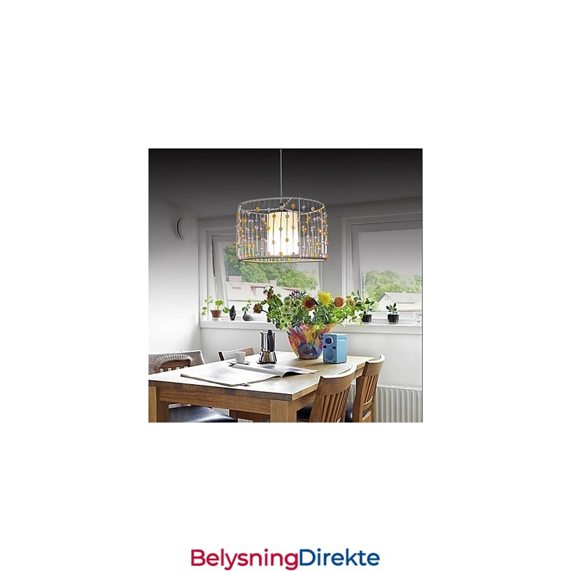 Lampens Ene Hode Er Sylindriske Perler.