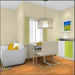 Lampens Ene Hode Er Sylindriske Perler.