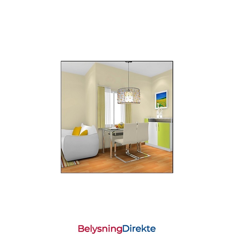 Lampens Ene Hode Er Sylindriske Perler.