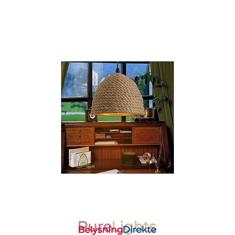 Vintage Smijernslysekrone Kreativ Industriell Hamp