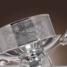 Moderne Samtids Krystall Krom Metall Innfelt Montering