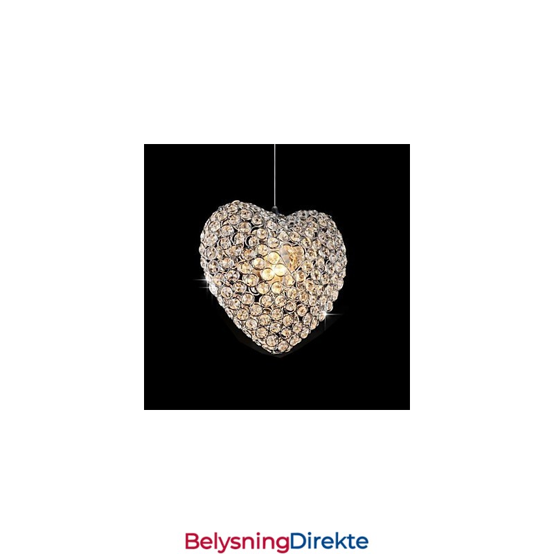 Moderne, Moderne Krystallmetallpendellampe