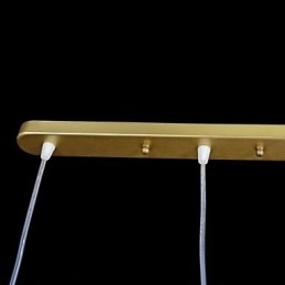 Bronse Anheng Med Tre Lys Mønster Glassskjerm Europeisk Retro Klassisk